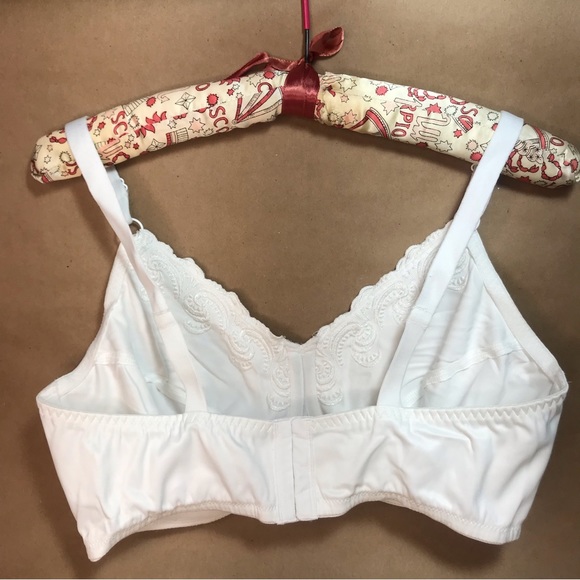 Lilyette White Full Coverage Minimizer Non-Padded Underwire Bra 0417 Size 42D - Picture 4 of 16